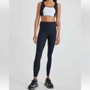 Year of Ours Black and White Activewear Set